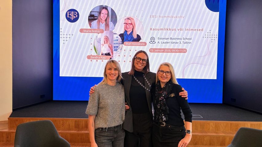 15.01 hommikukohvi esinejad: Sandra Raju, Marie Niilisk ja Mari Kooskora
