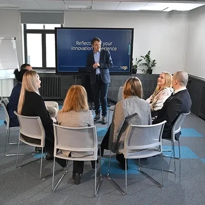 Classroom group with lecturer